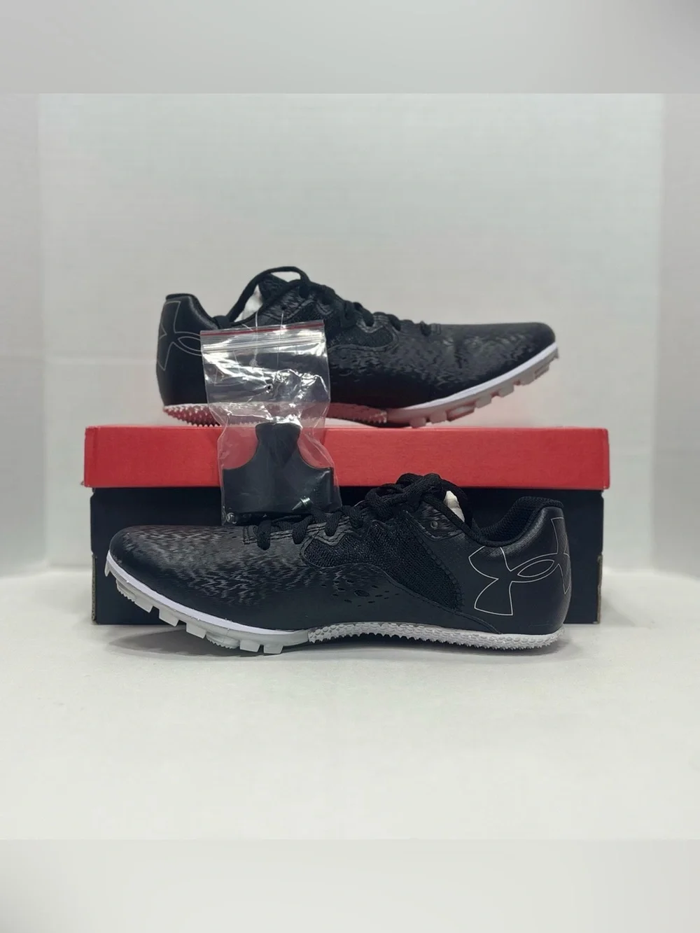 Under Armour Sprint Track Shoes - Black/White